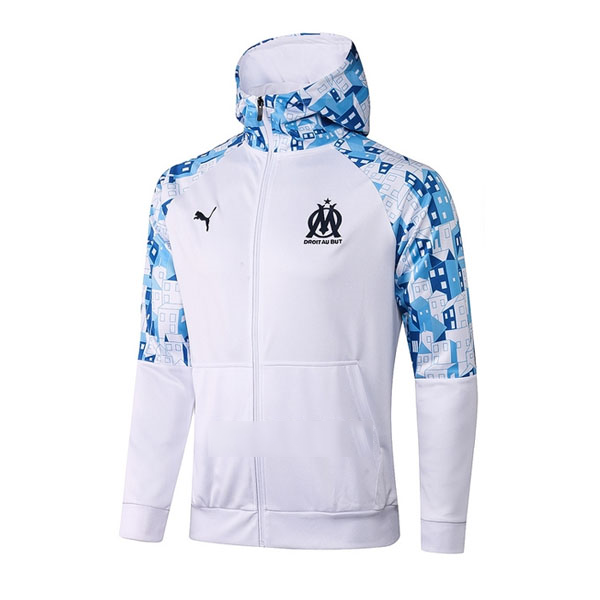 Veste Football Marseille 2021-22 Blanc